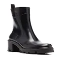 Moncler logo-embossed 70mm boots - Black
