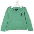 Ralph Lauren Kids Polo Pony cotton hoodie - Green
