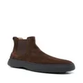 Tod's flatform ankle boots - Brown