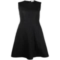 Moncler quilted sleeveless flared dress - Black