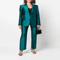 Alberta Ferretti high-waist tailored trousers - Green