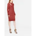 Stella McCartney sequin-embellished cut-out dress - Red