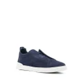 Zegna slip-on suede sneakers - Blue