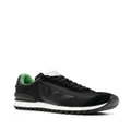 Emporio Armani logo-print lace-up sneakers - Black