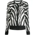 Dolce & Gabbana zebra-print cardigan - Black