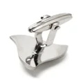 Lanvin polished hammered-finish cufflinks - Silver