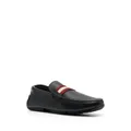 Bally Pearce stripe-trim detail loafers - Black