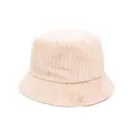 MARANT corduroy bucket hat - Neutrals