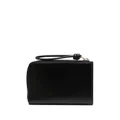 Jil Sander embossed-logo detail wallet - Black