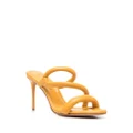 Alexandre Birman 95mm pointed-toe strappy sandals - Orange