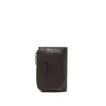 Diesel L-Zip leather keyholder wallet - Brown