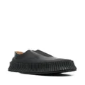 Jil Sander platform-sole slip-on sneakers - Black