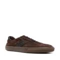 Tod's logo-patch low-top sneakers - Brown