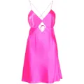 Michelle Mason cut-out detail mini dress - Pink