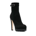 Sergio Rossi 150mm leather boots - Black