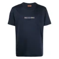 Missoni embroidered-logo short-sleeve T-shirt - Blue