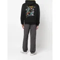 Kenzo embroidered-motif cotton hoodie - Black
