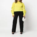 Nina Ricci zip-detail wide-leg trousers - Black