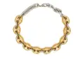 Rabanne two-tone choker necklace - Gold