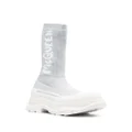 Alexander McQueen Tread Slick sock-style boots - Grey