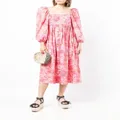 Ulla Johnson Leilani floral-print midi dress - Pink
