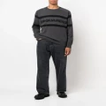 Dsquared2 intarsia-knit logo jumper - Grey