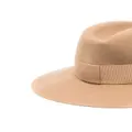 Maison Michel Henrietta felt Fedora hat - Brown