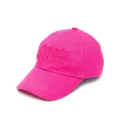 Alexander McQueen embossed front-logo baseball cap - Pink