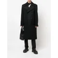 Rick Owens double-breasted wide-lapel coat - Black