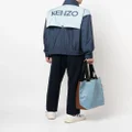 Kenzo logo-print jacket - Blue