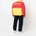 Kenzo logo colour-block jacket - Yellow