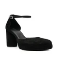 Vic Matie 105mm heeled suede sandals - Black