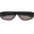 Alexander McQueen Eyewear Graffiti-print square-frame sunglasses - Black