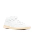 Jil Sander gum-sole high-top sneakers - White