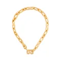 Balenciaga B chain necklace - Gold