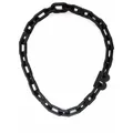 Balenciaga B Chain necklace - Black
