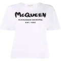 Alexander McQueen logo-print T-shirt - White