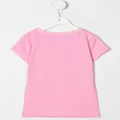 Moschino Kids crystal-embellished T-shirt - Pink