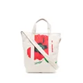 Kenzo Poppy-print tote bag - White