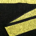 Moschino logo embroidered towel - Black