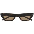 Valentino Eyewear square-frame sunglasses - Brown