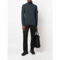 Stone Island Compass-patch roll-neck jumper - Blue