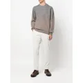 Canali slim cut cotton chino trousers - Grey