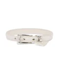 Prada Saffiano leather bracelet - White