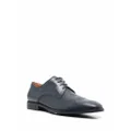 Corneliani perforated leather oxford shoes - Blue