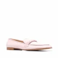 Gianvito Rossi braided-detail loafers - Pink