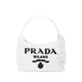 Prada Re-Edition 2000 terry-effect mini bag - White