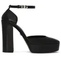 Dolce & Gabbana 145mm patent leather platform pumps - Black