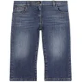 Dolce & Gabbana Kids mid-rise straight-leg jeans - Blue