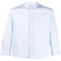 Brunello Cucinelli long-sleeve cotton shirt - Blue